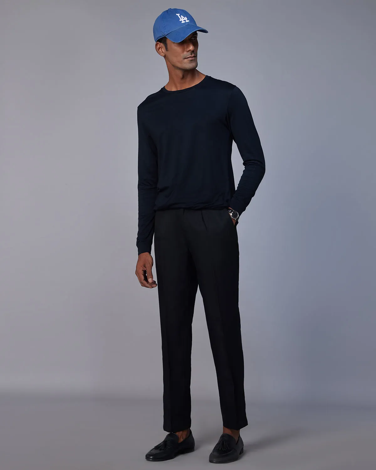 100% Linen Pants - Black