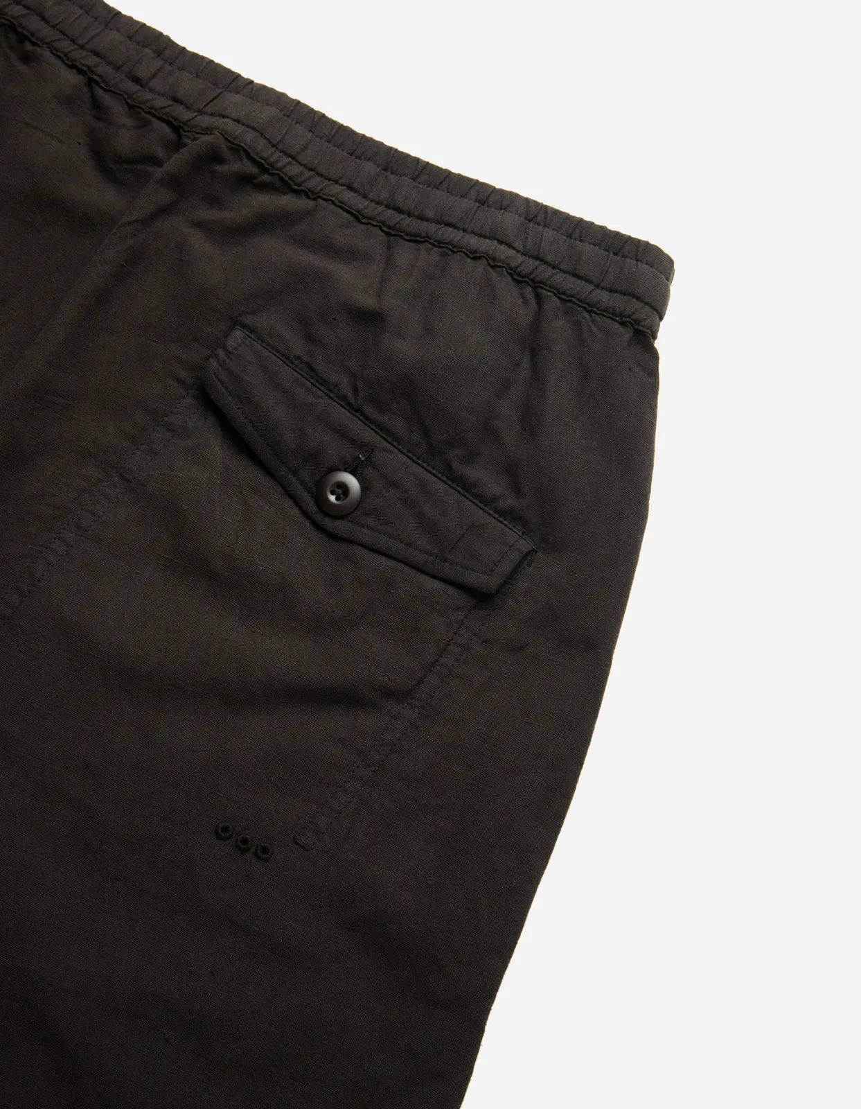 5121 Dragon Bamboo Hemp Track Shorts Black