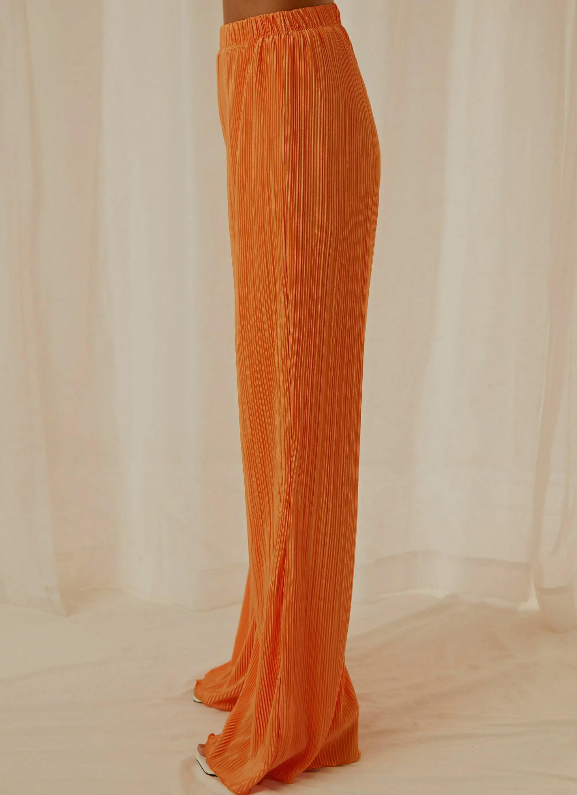 90s Muse Pants - Tangerine