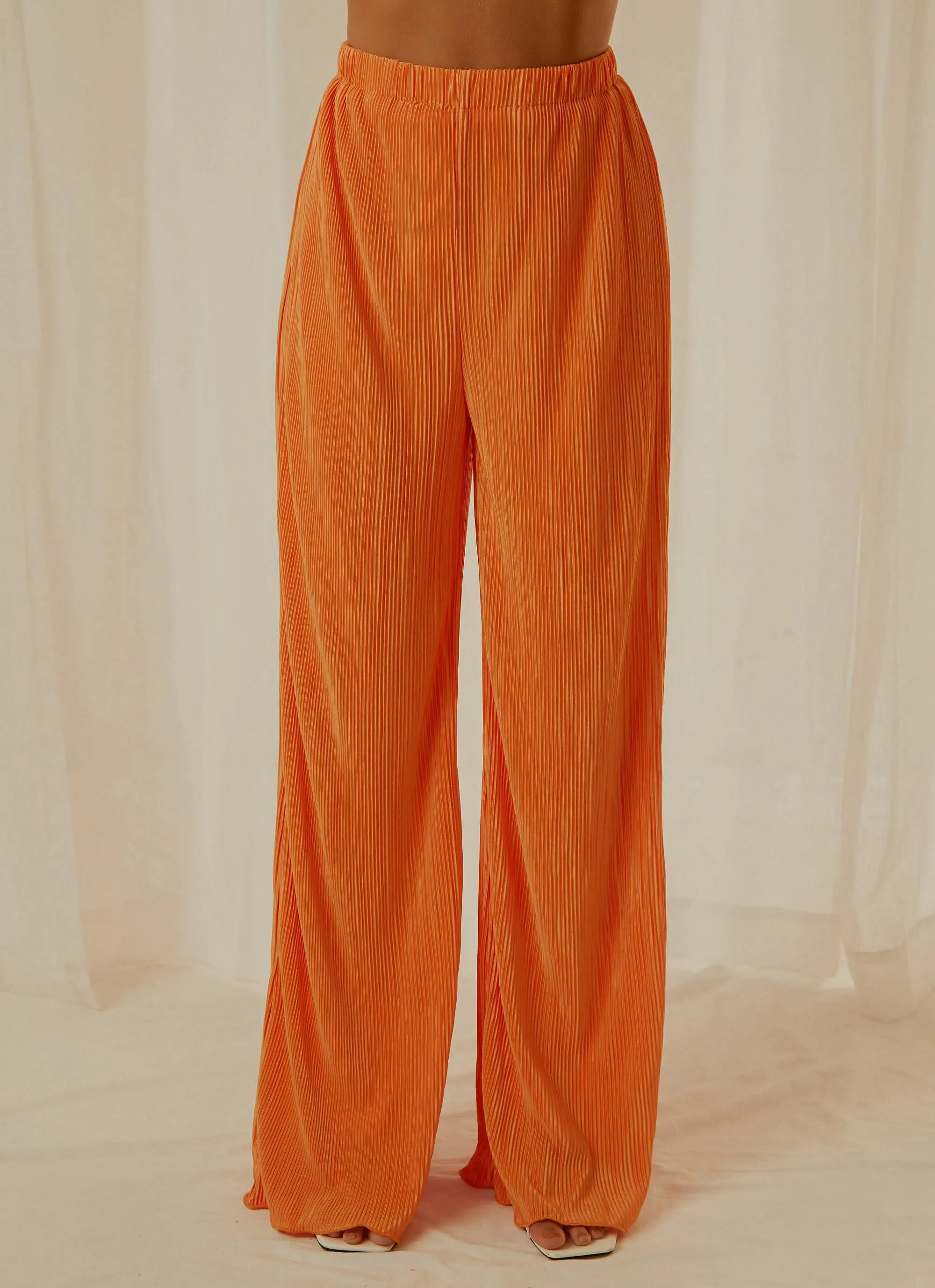 90s Muse Pants - Tangerine