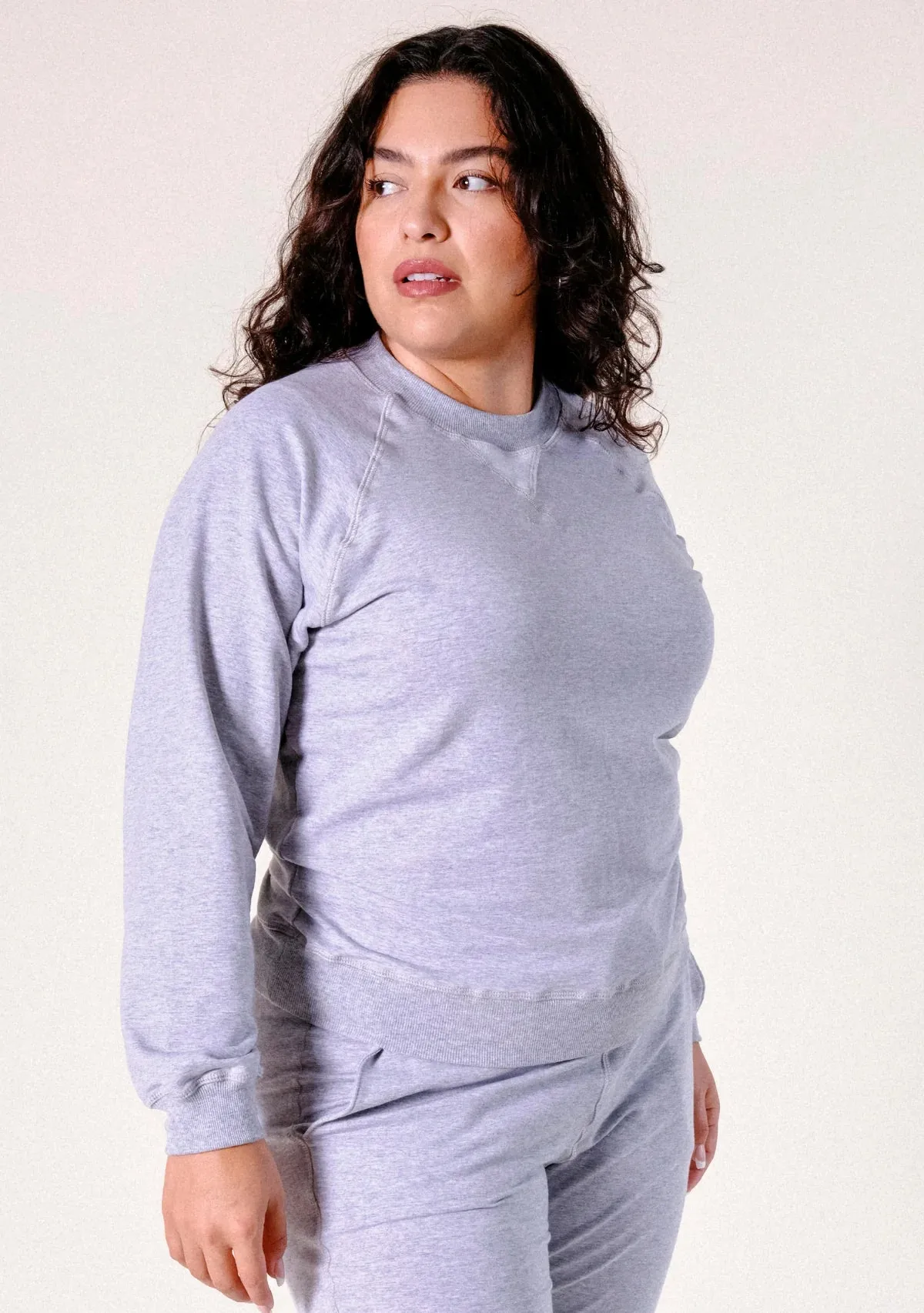 Agnes Raglan Organic Cotton Tencel Sweatshirt