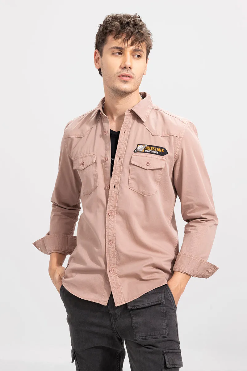 Aplique Cargo Peach Shirt