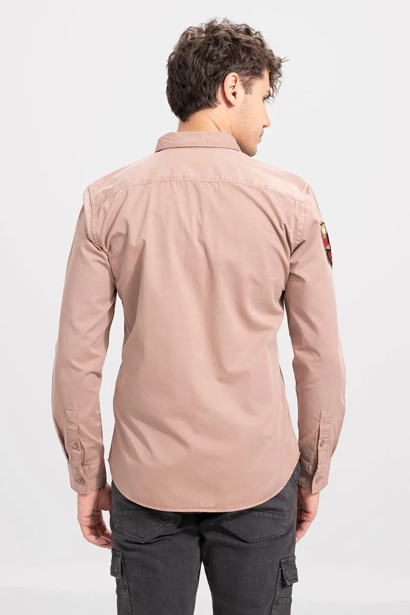 Aplique Cargo Peach Shirt