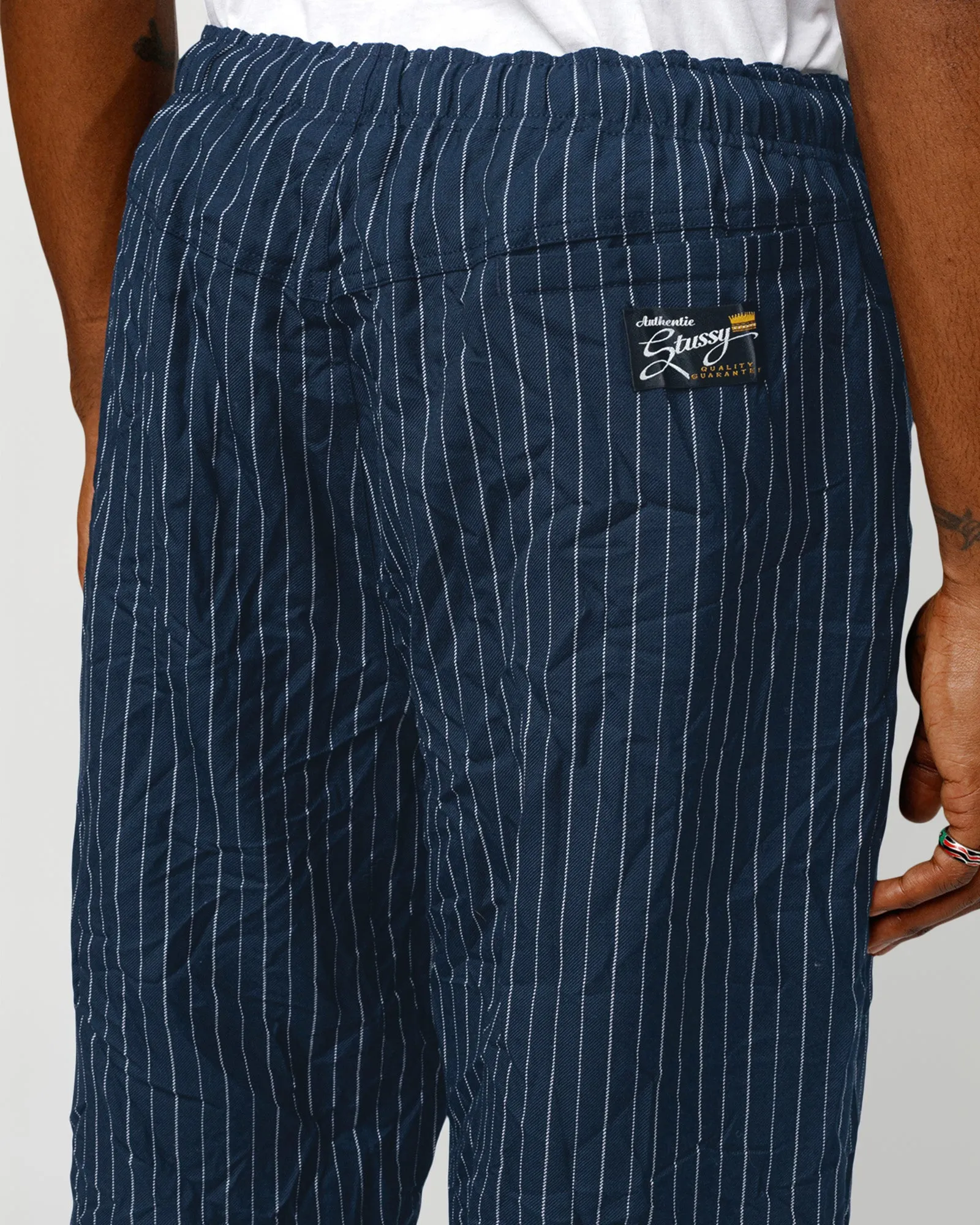 BEACH PANT WRINKLED STRIPE