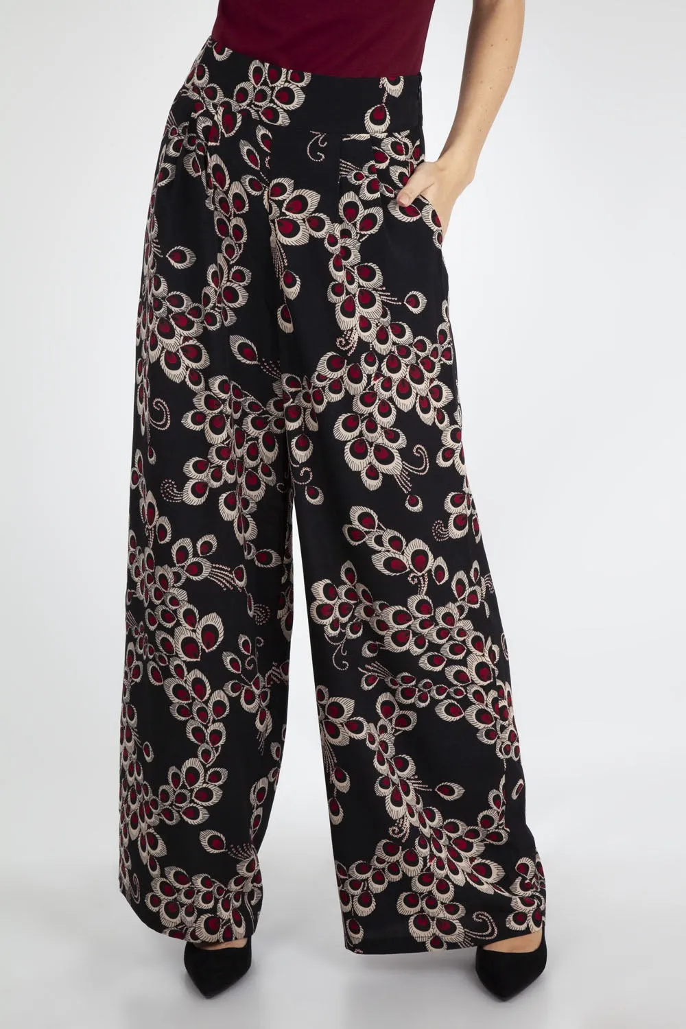 Beth Palazzo Peacock Pants