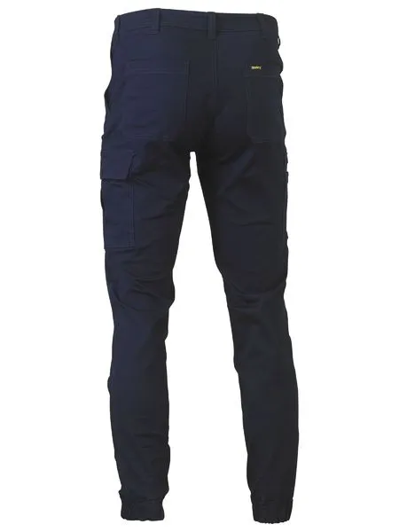 Bisley Mens Stretch Cotton Drill Cargo Cuffed Pants