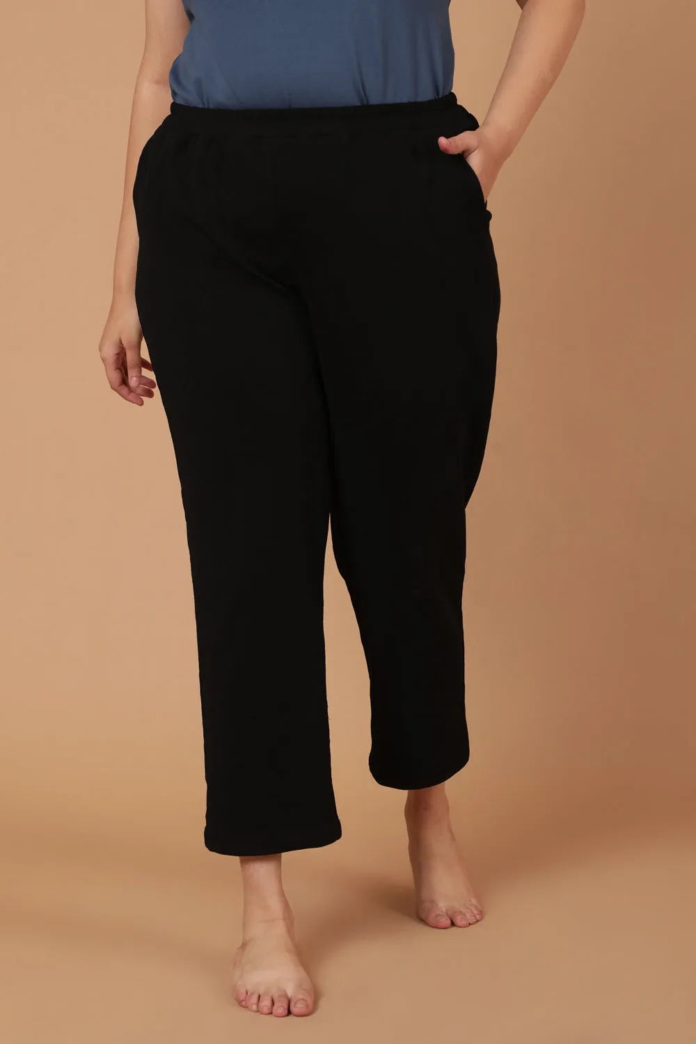 Black Essential Lounge Pants