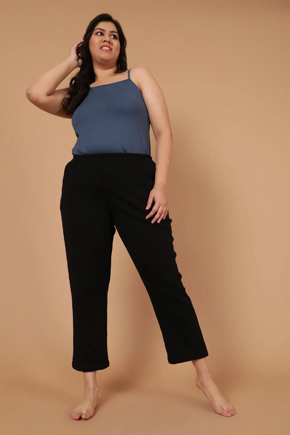 Black Essential Lounge Pants