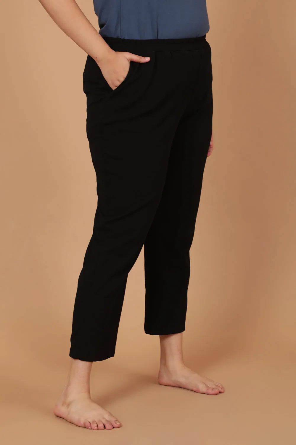 Black Essential Lounge Pants