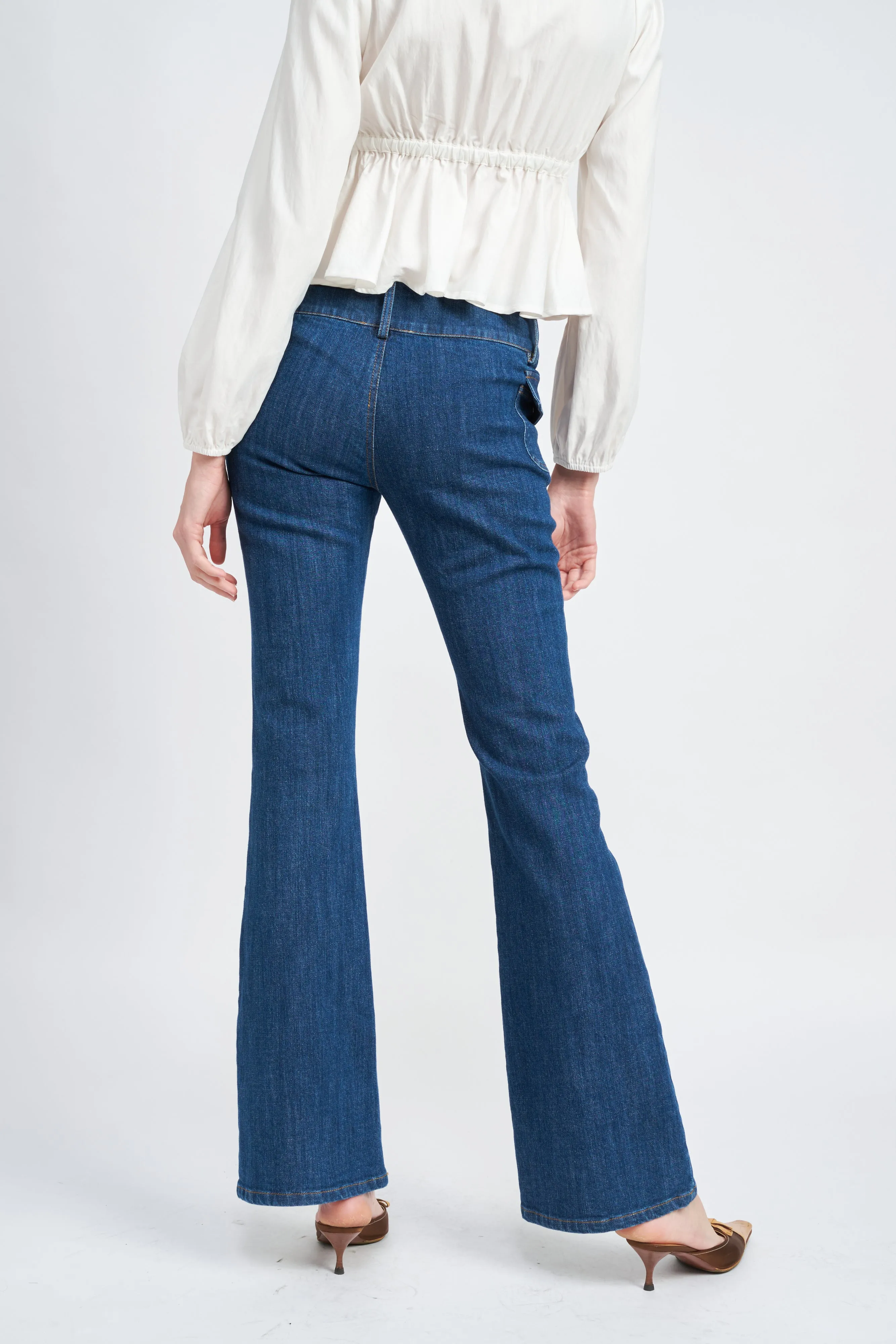 Brynlee Flare Denim Pants