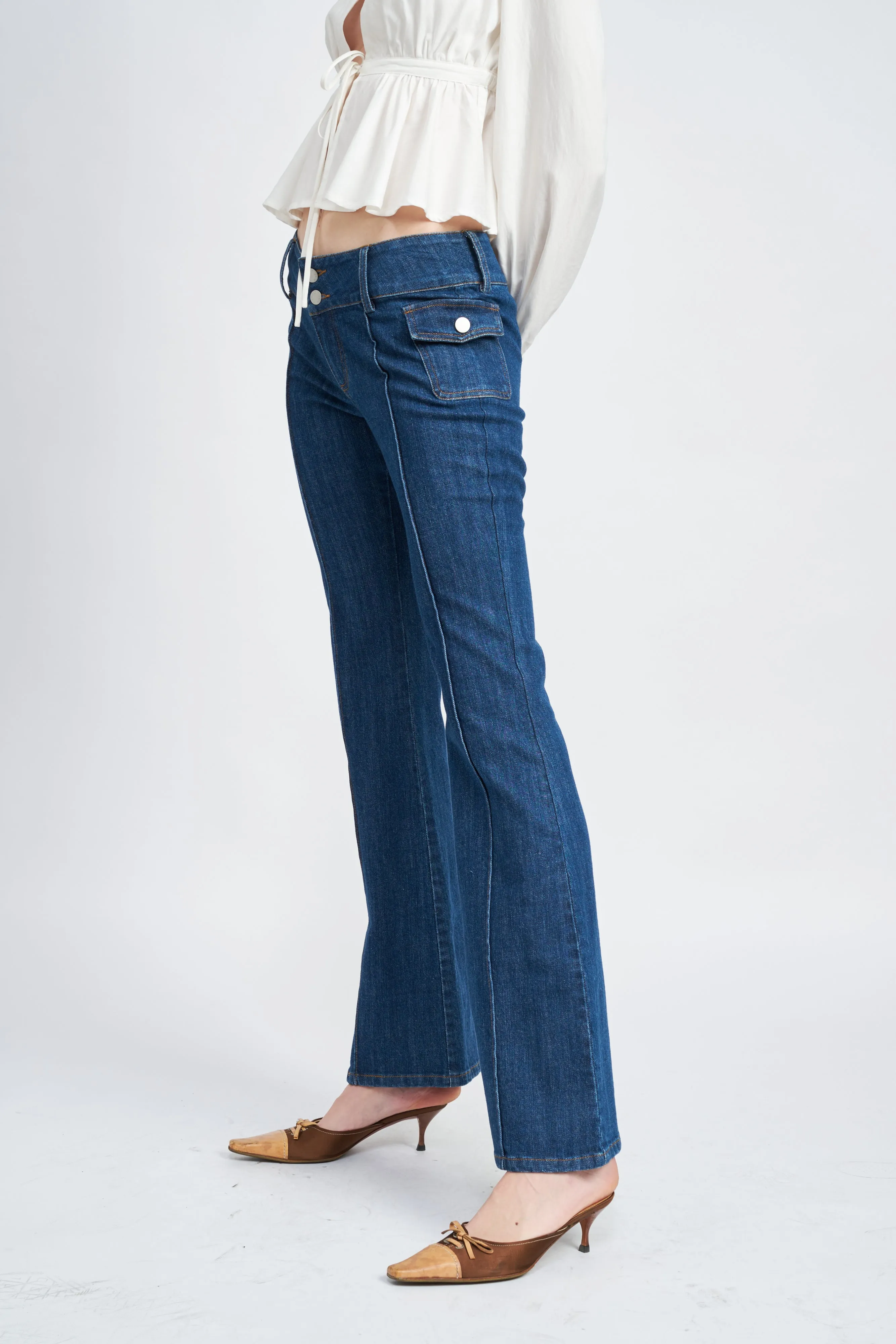 Brynlee Flare Denim Pants