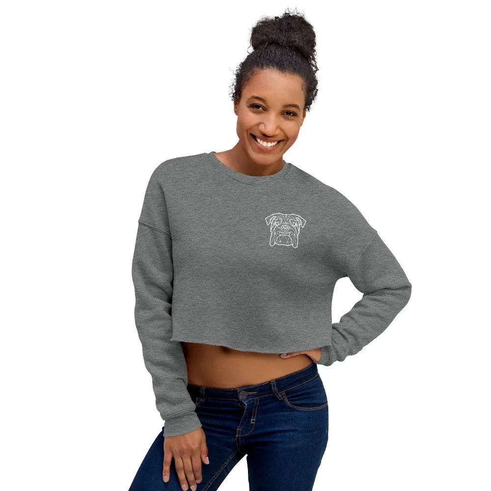 Bulldog Crop Sweatshirt