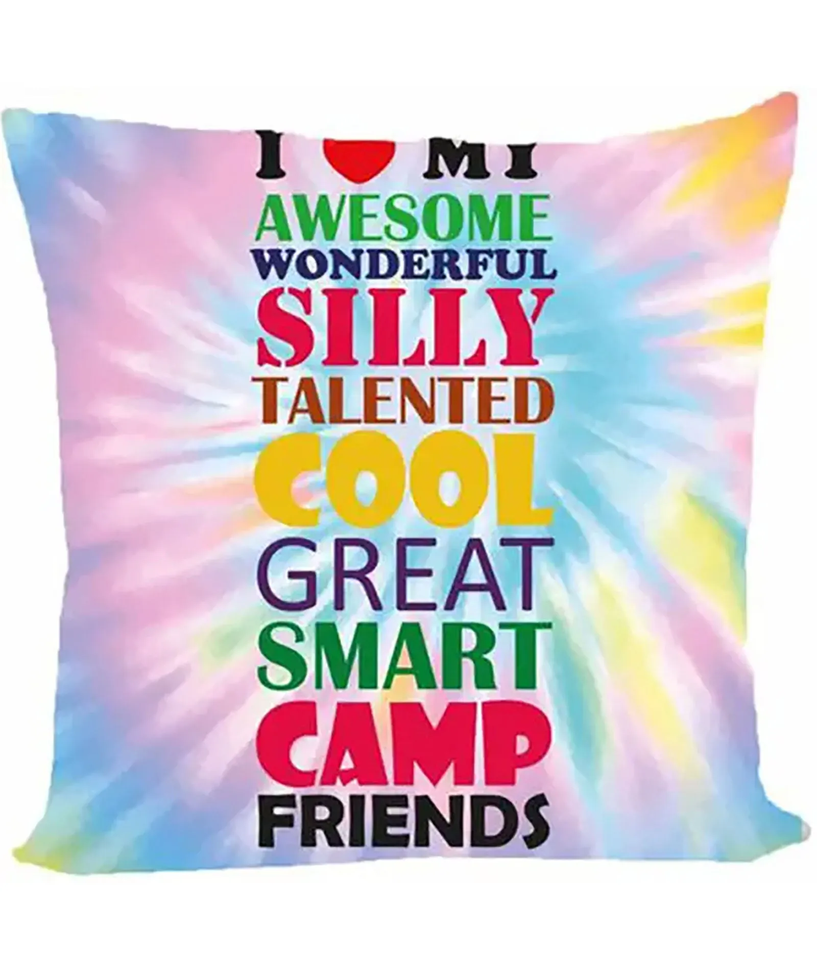 Cool Great Smart Camp Friends Autograph Pillow