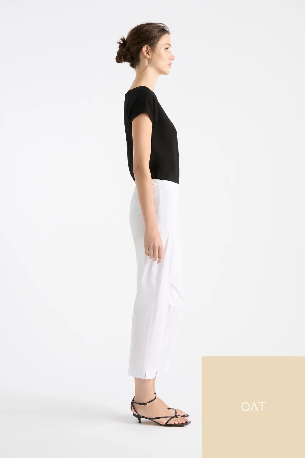 Cropped Pant | Oat