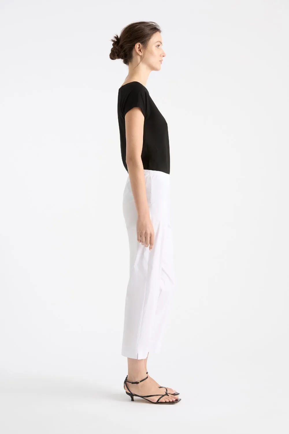 Cropped Pant | White