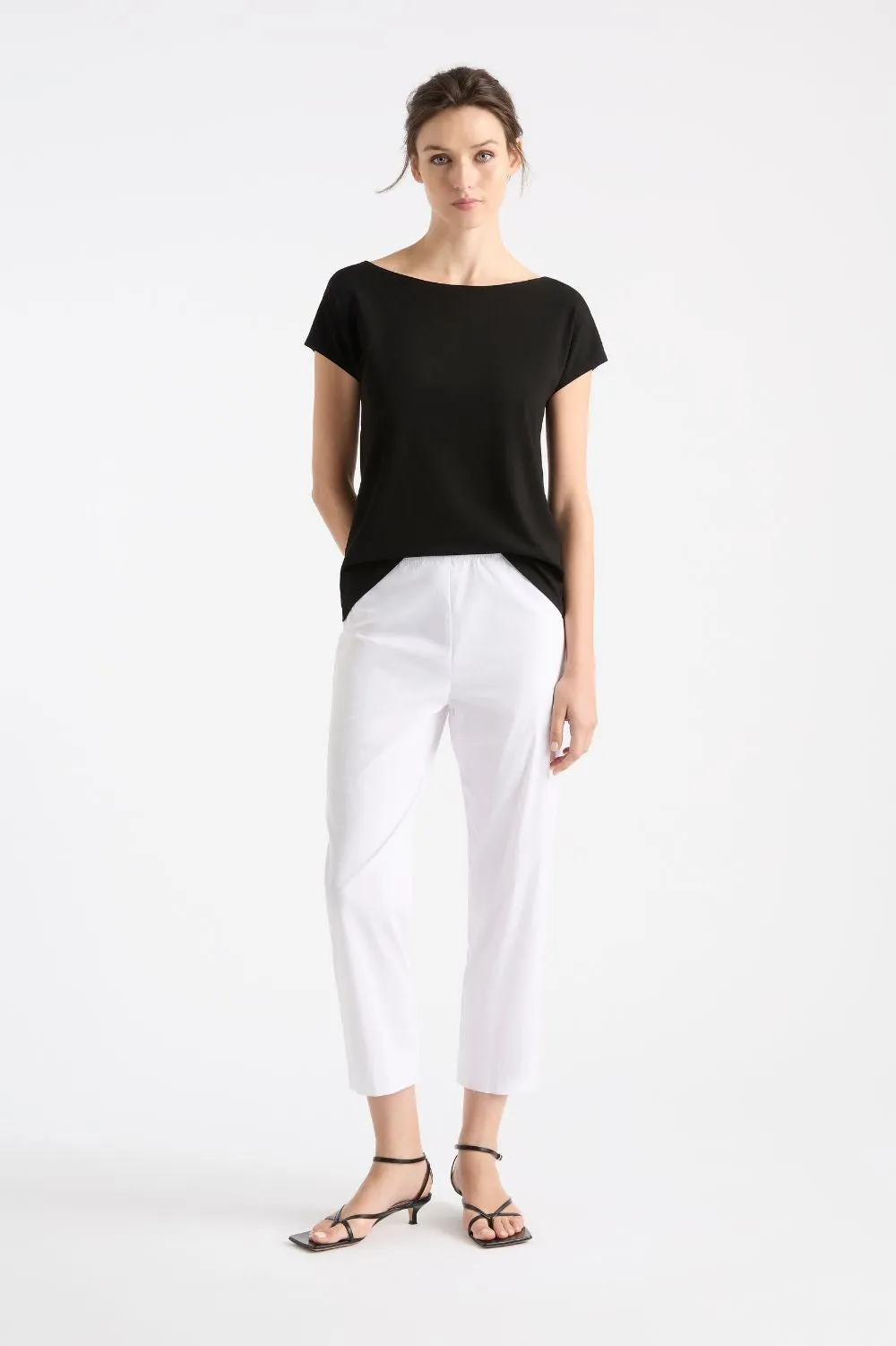 Cropped Pant | White