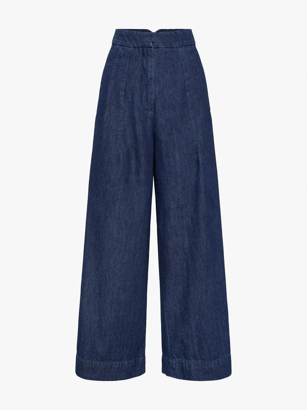 Denim High Waist Pants