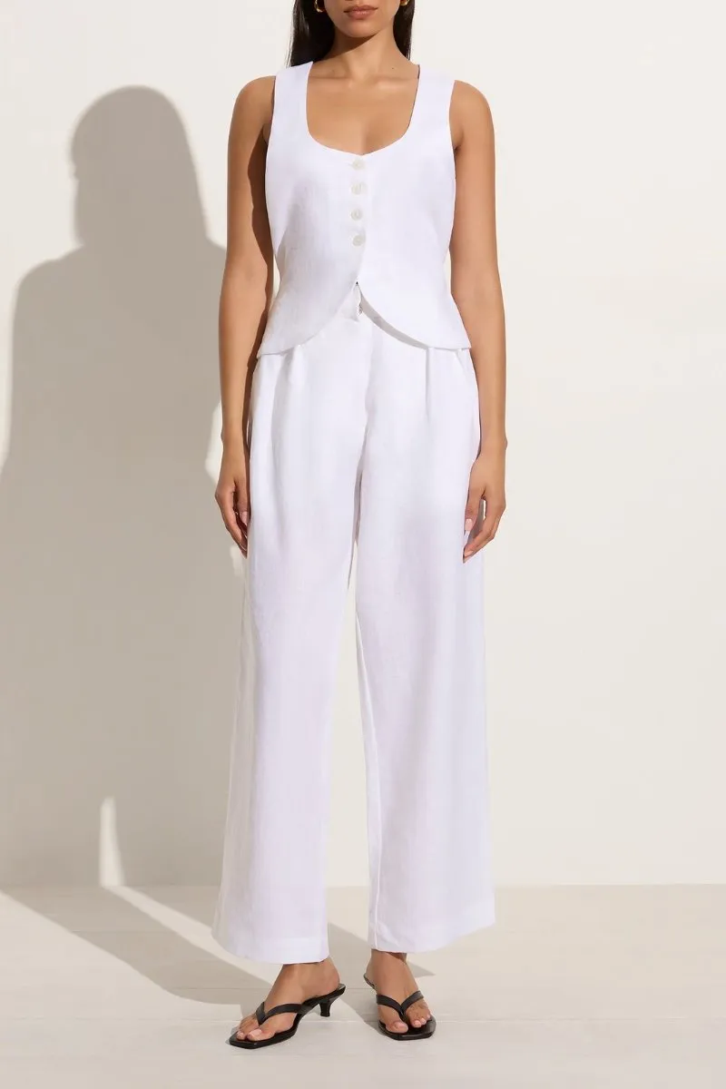 DUOMO PANT-WHITE