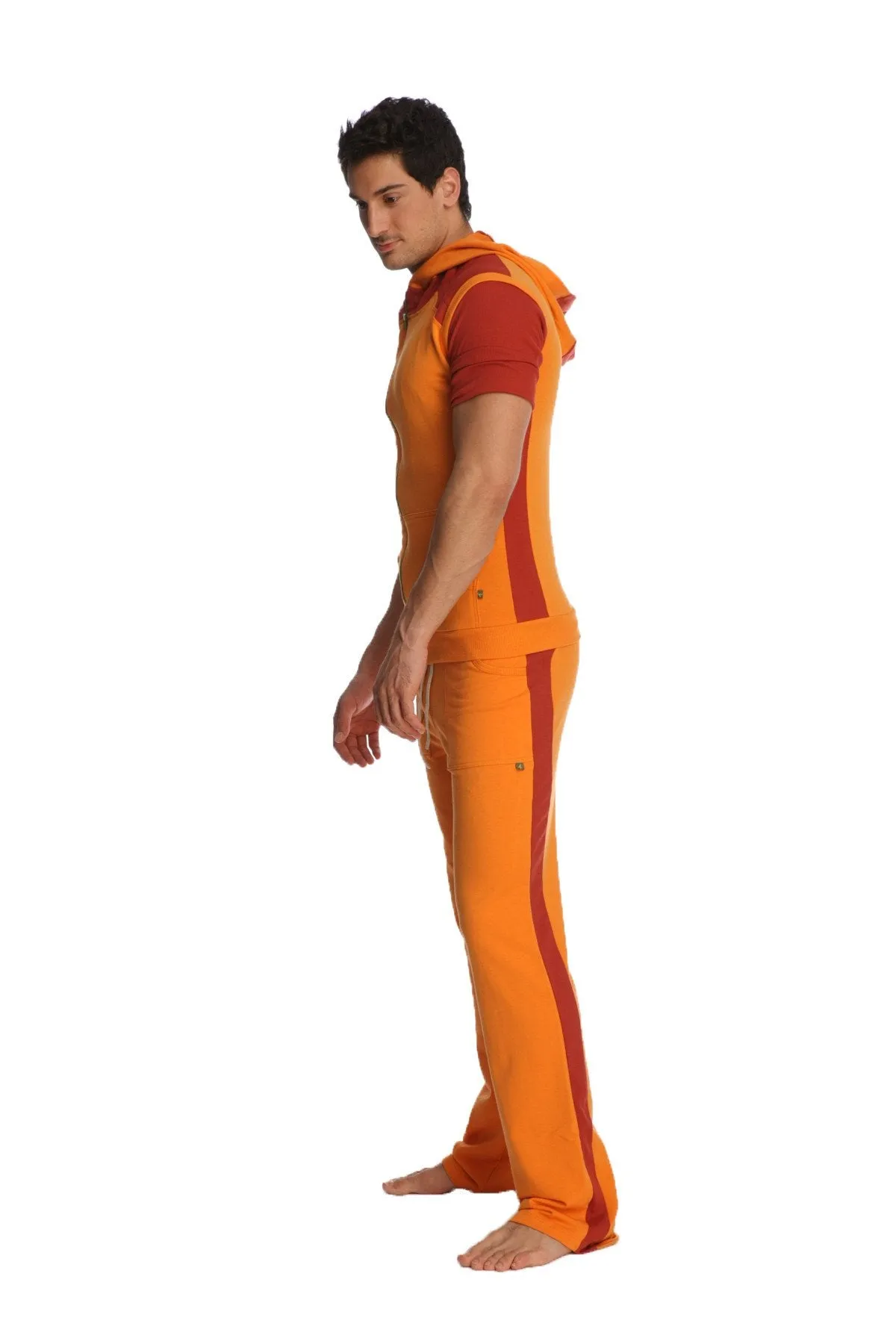 Eco-Track & Yoga Sweat Pant (Orange w/Cinnabar)