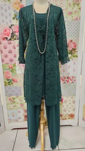 Emerald Green Pants Set LR0680