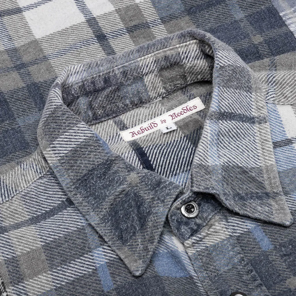 Flannel Shirt 7 Cuts Reflection Shirt - Assorted