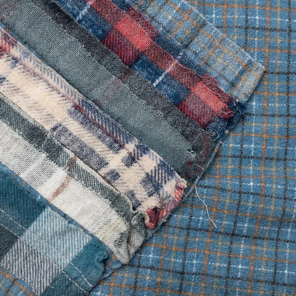 Flannel Shirt Ribbon Reflection Shirt - Assorted