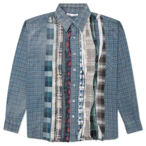 Flannel Shirt Ribbon Reflection Shirt - Assorted