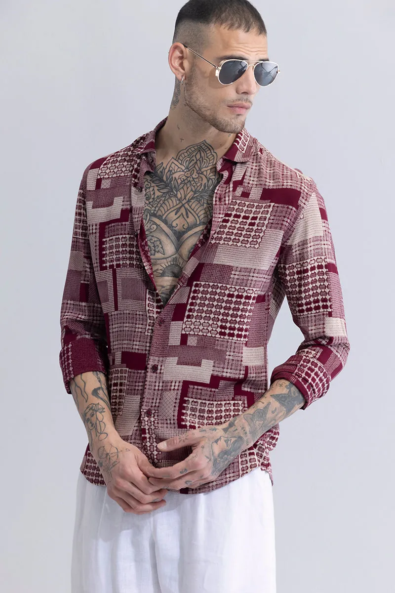 GeoGlam Maroon Shirt