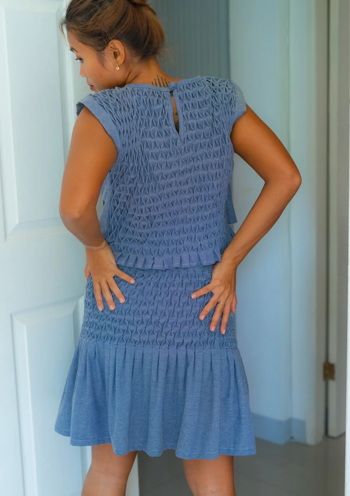 gertrude skirt - blue