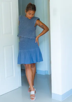 gertrude skirt - blue