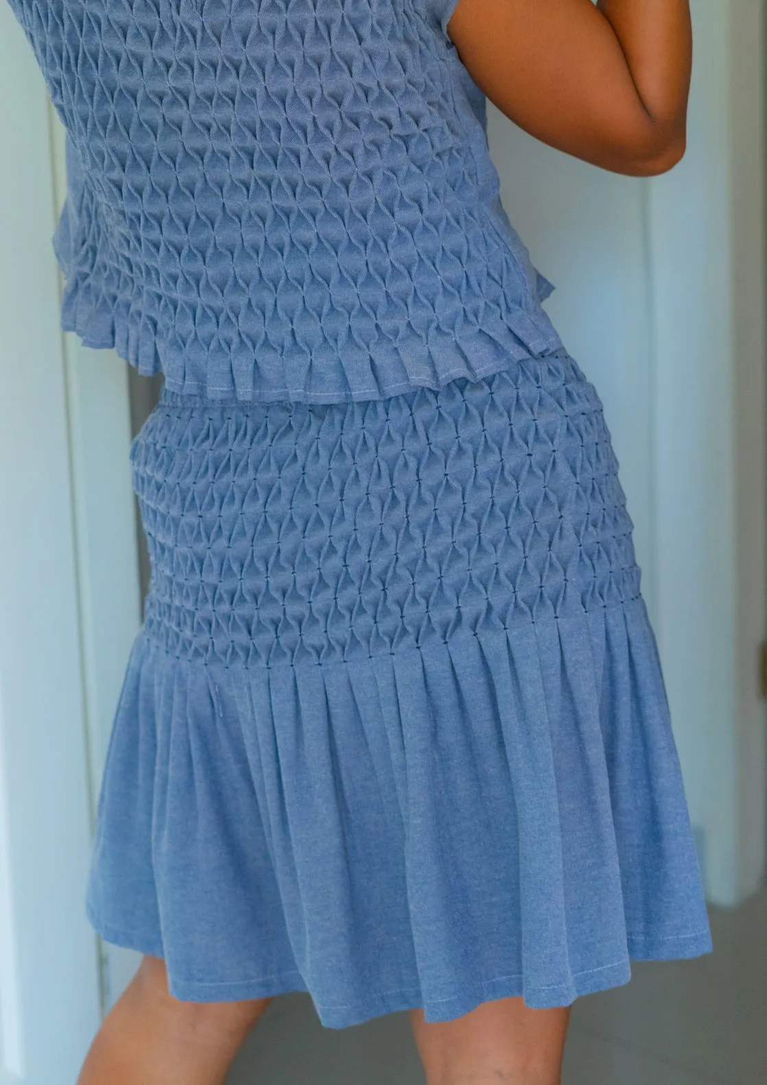 gertrude skirt - blue