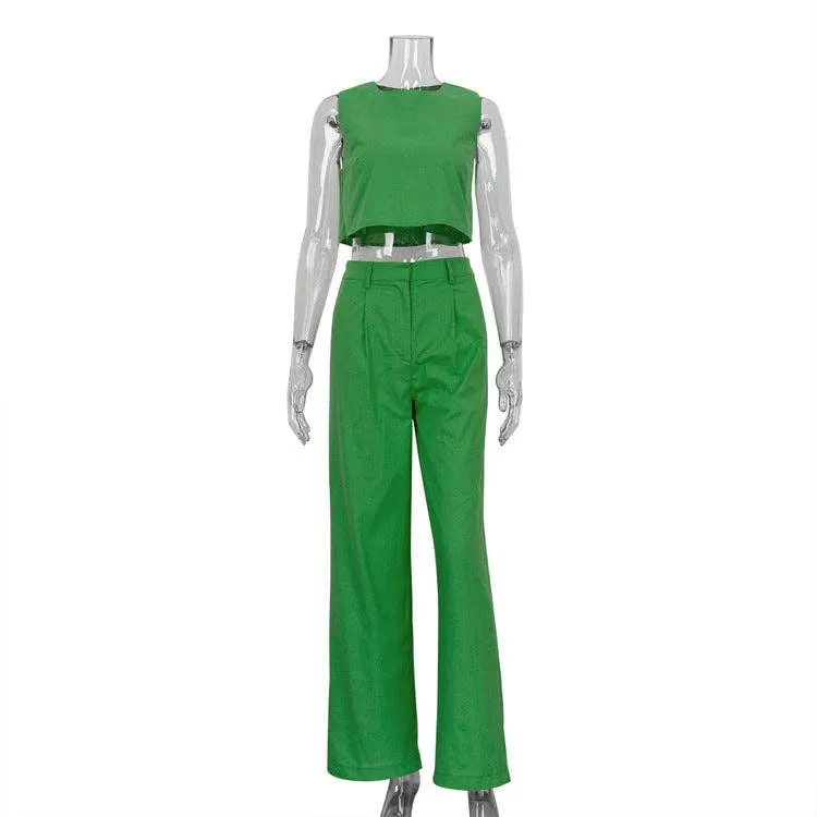 Green Pant Set