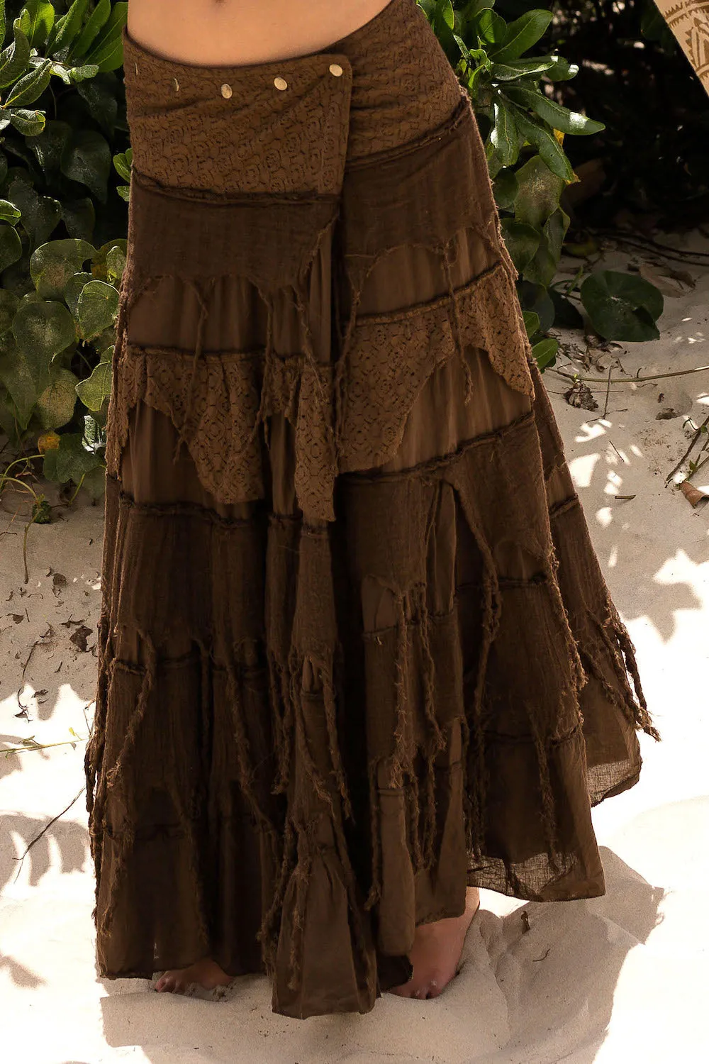 GYPSY QUEEN SKIRT BROWN