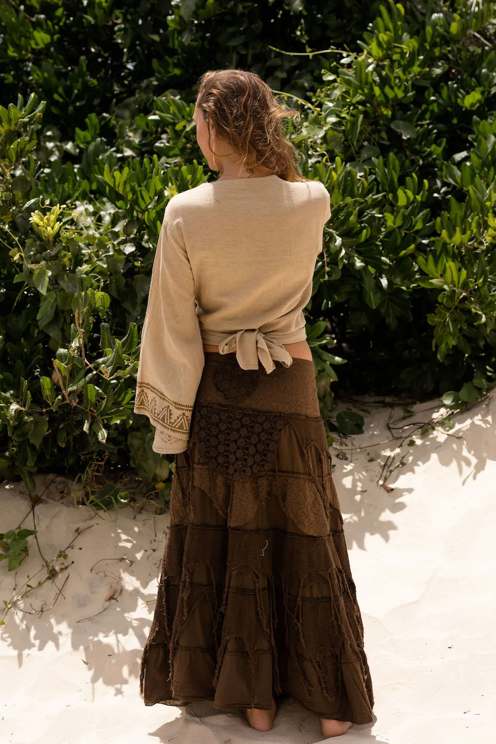 GYPSY QUEEN SKIRT BROWN