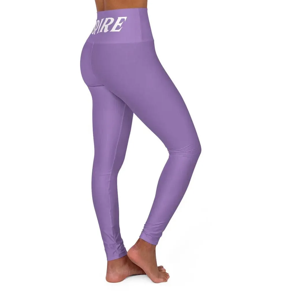 High Waisted Yoga Pants " INSPIRE "