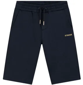 Hugo Boss Kids Bermuda Jogging Shorts Navy Blue J24745-849