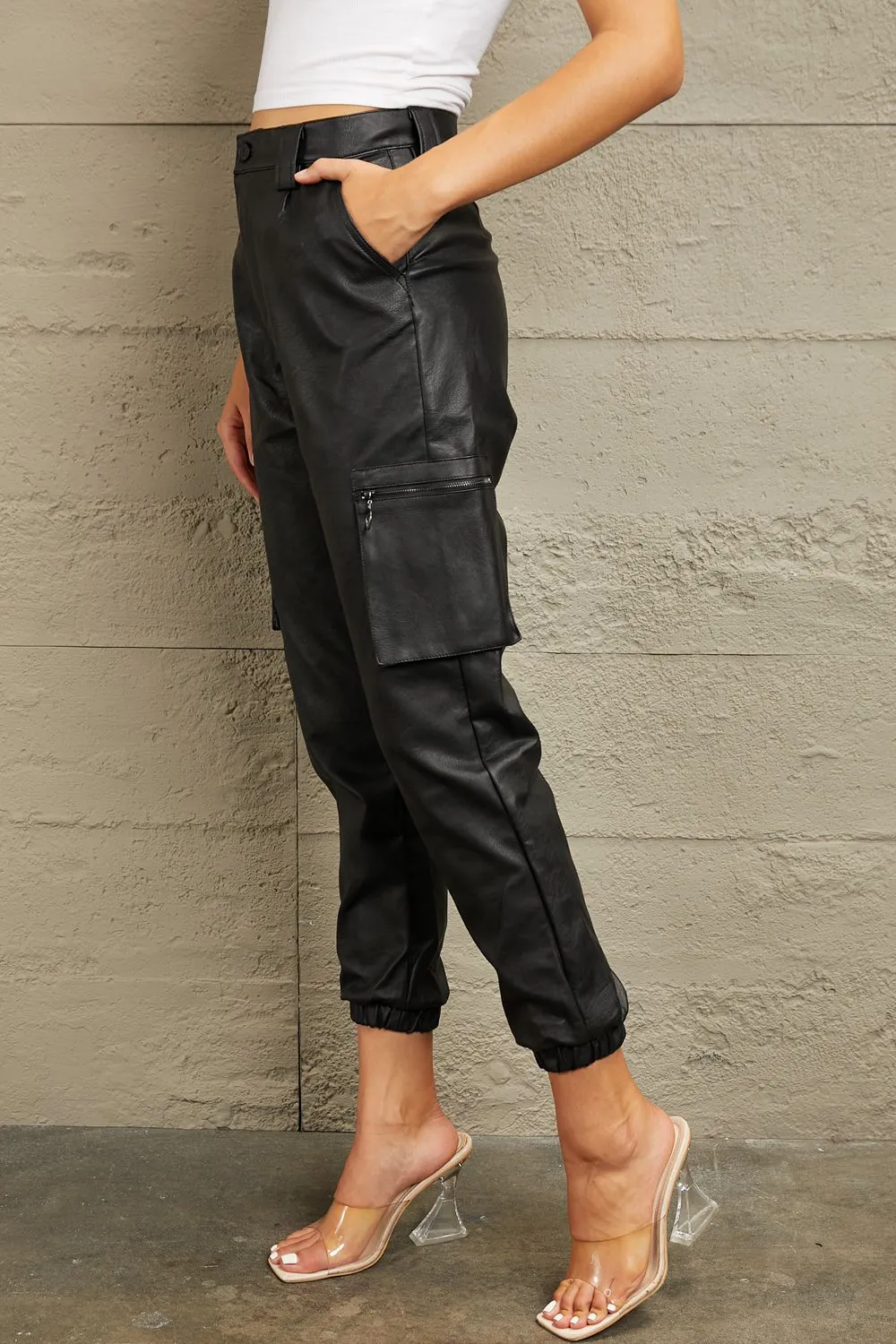 KanCan, PU Faux Leather Pants