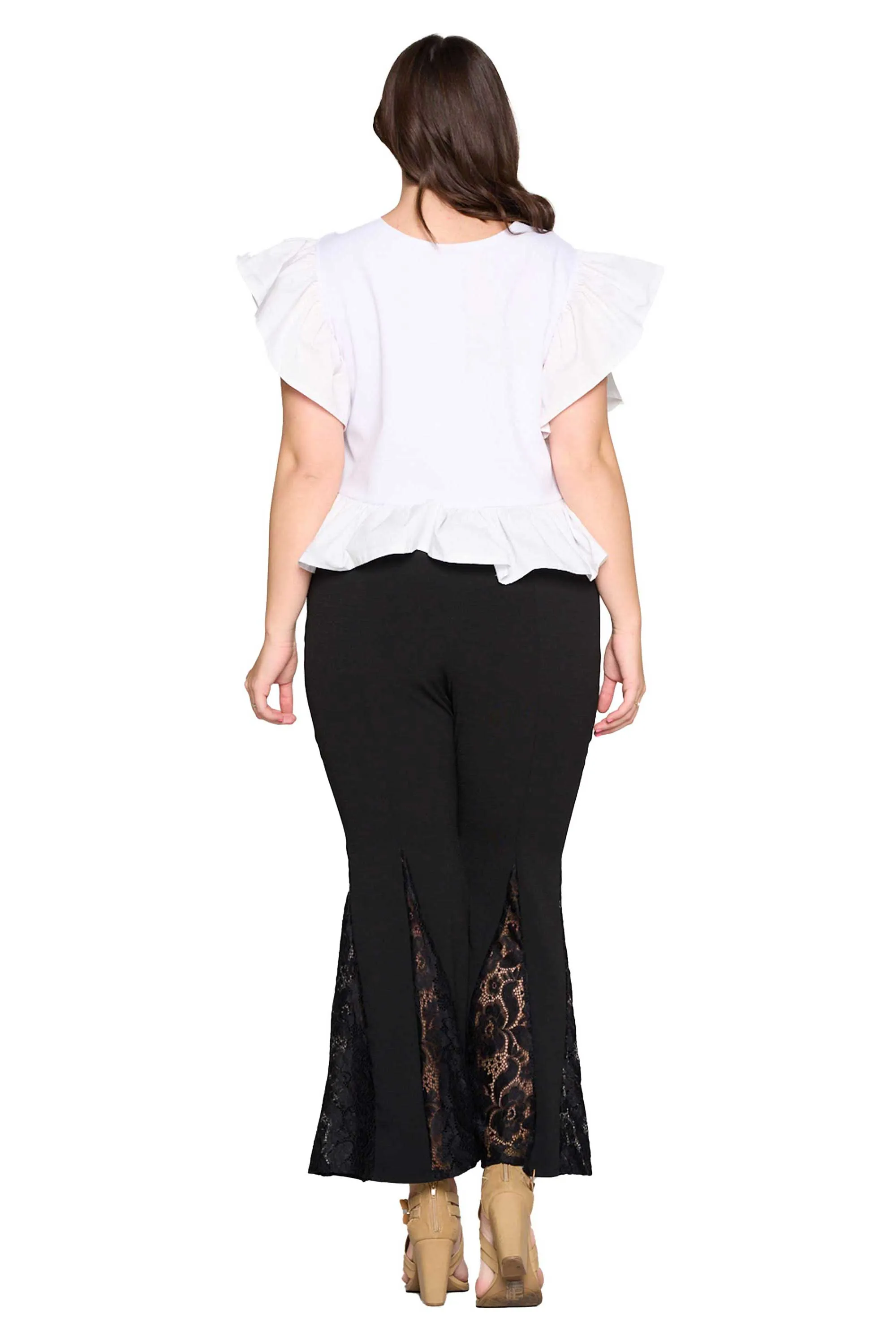 Laced Flare Pants