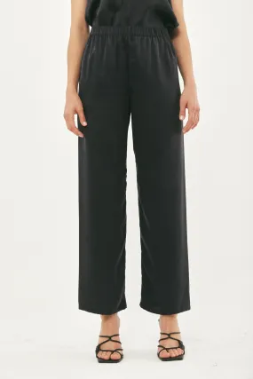 LENNY BLACK SILK PANTS