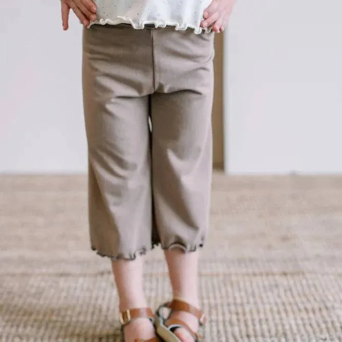 Lettuce Hem Cropped Pants *