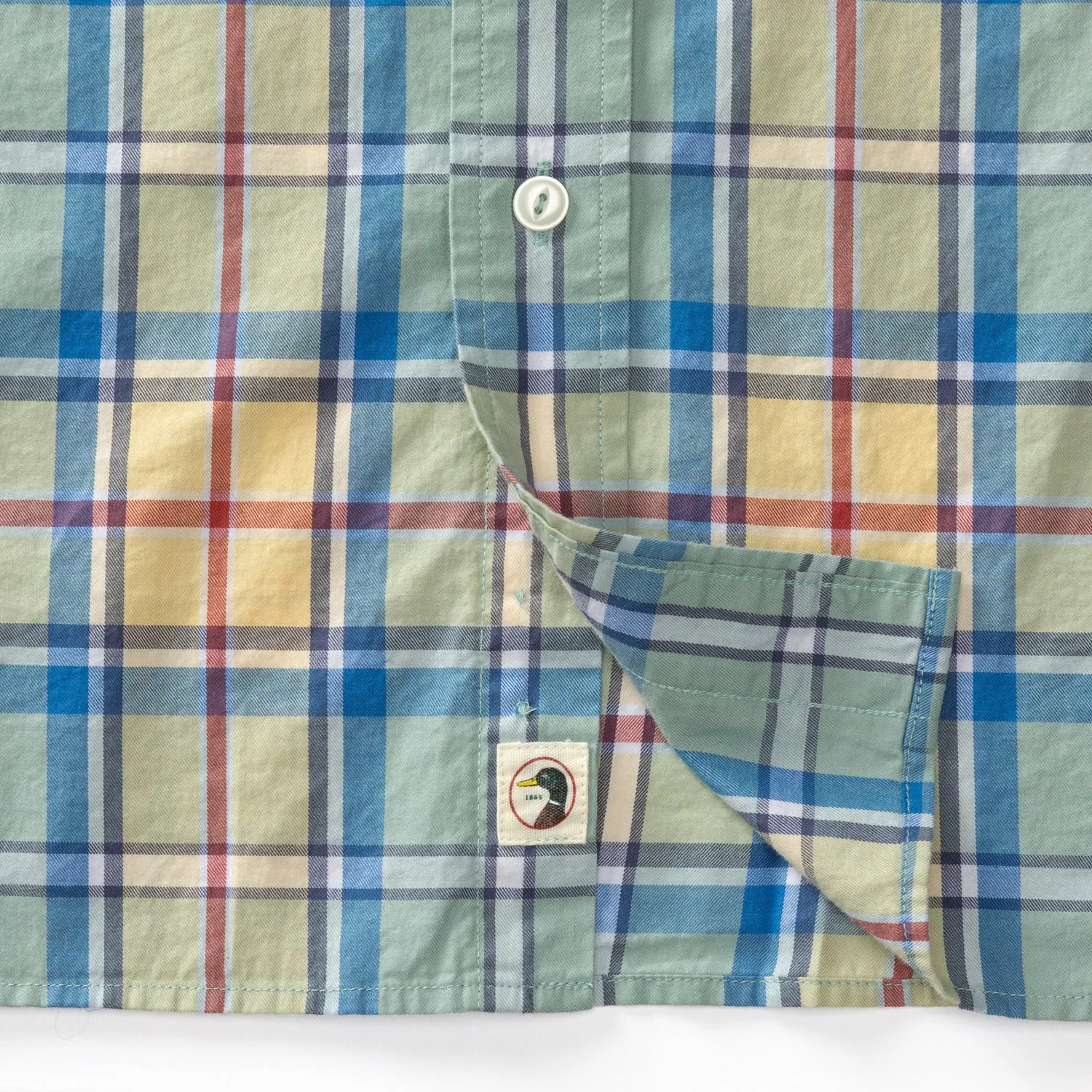 Liston Plaid Cotton Twill Sport Shirt