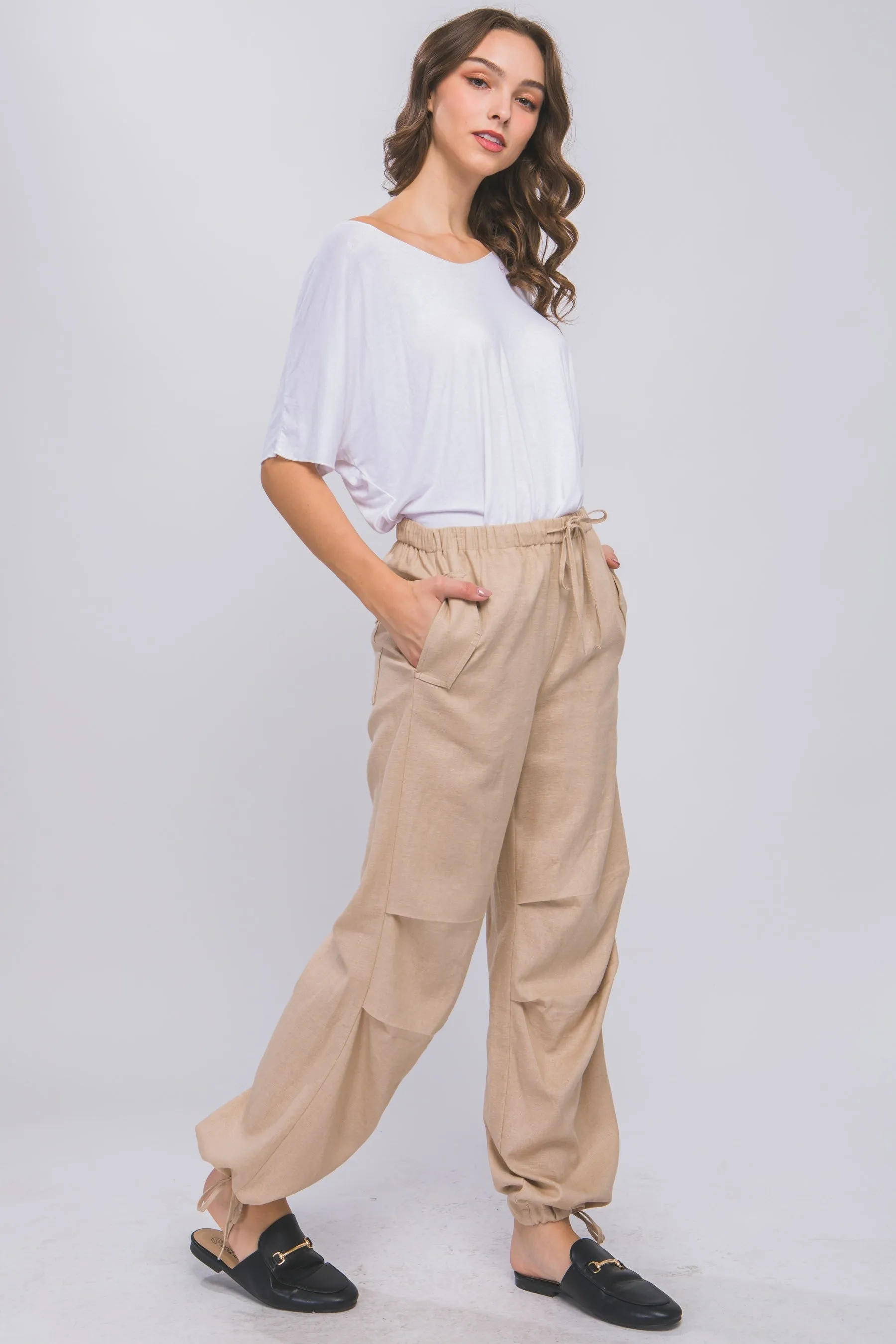 Lori Linen Drawstring Pants