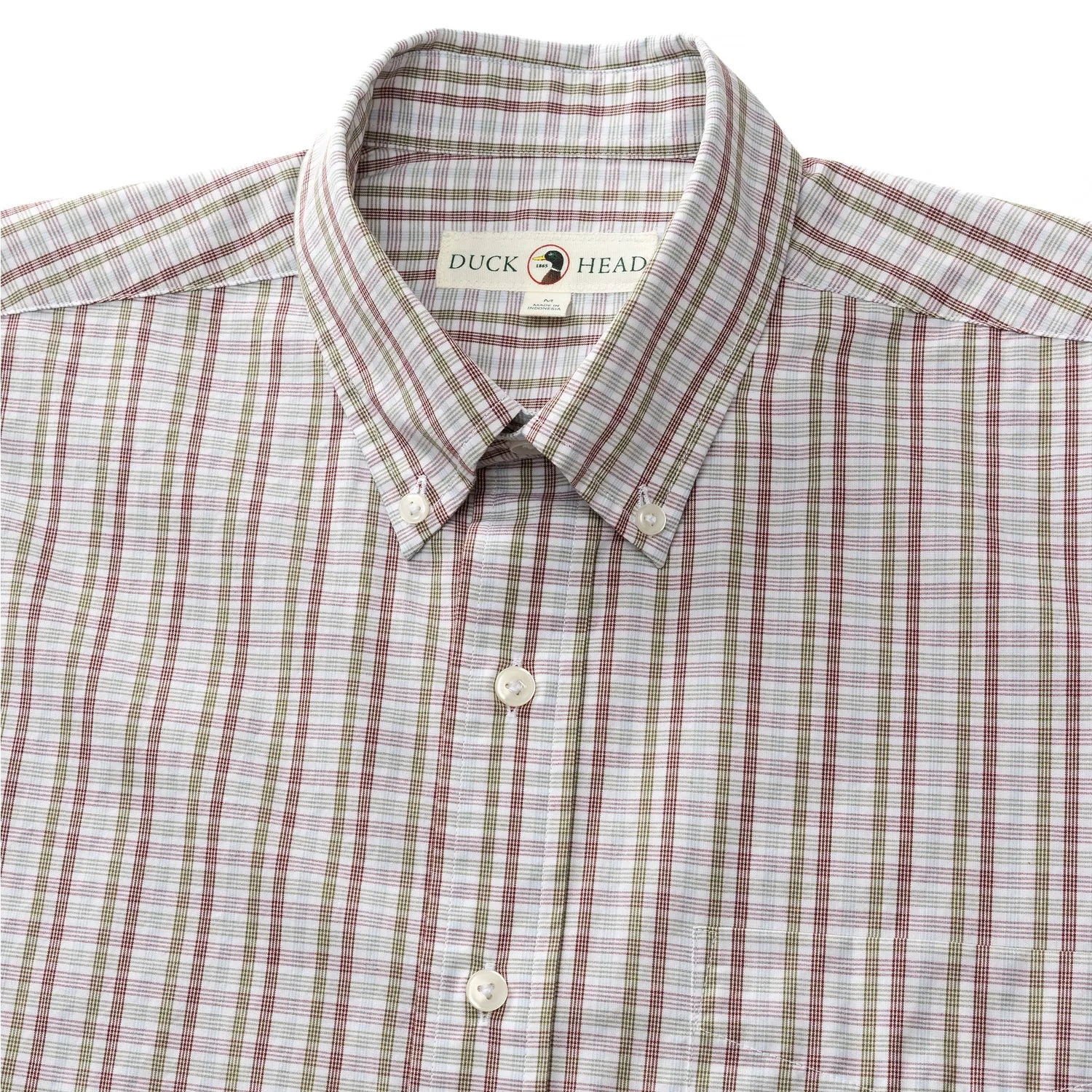 Mildren Plaid Cotton Poplin Sport Shirt