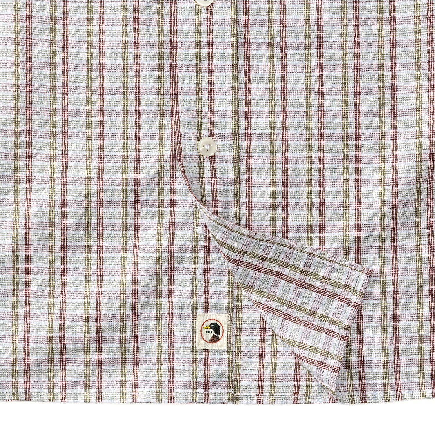 Mildren Plaid Cotton Poplin Sport Shirt