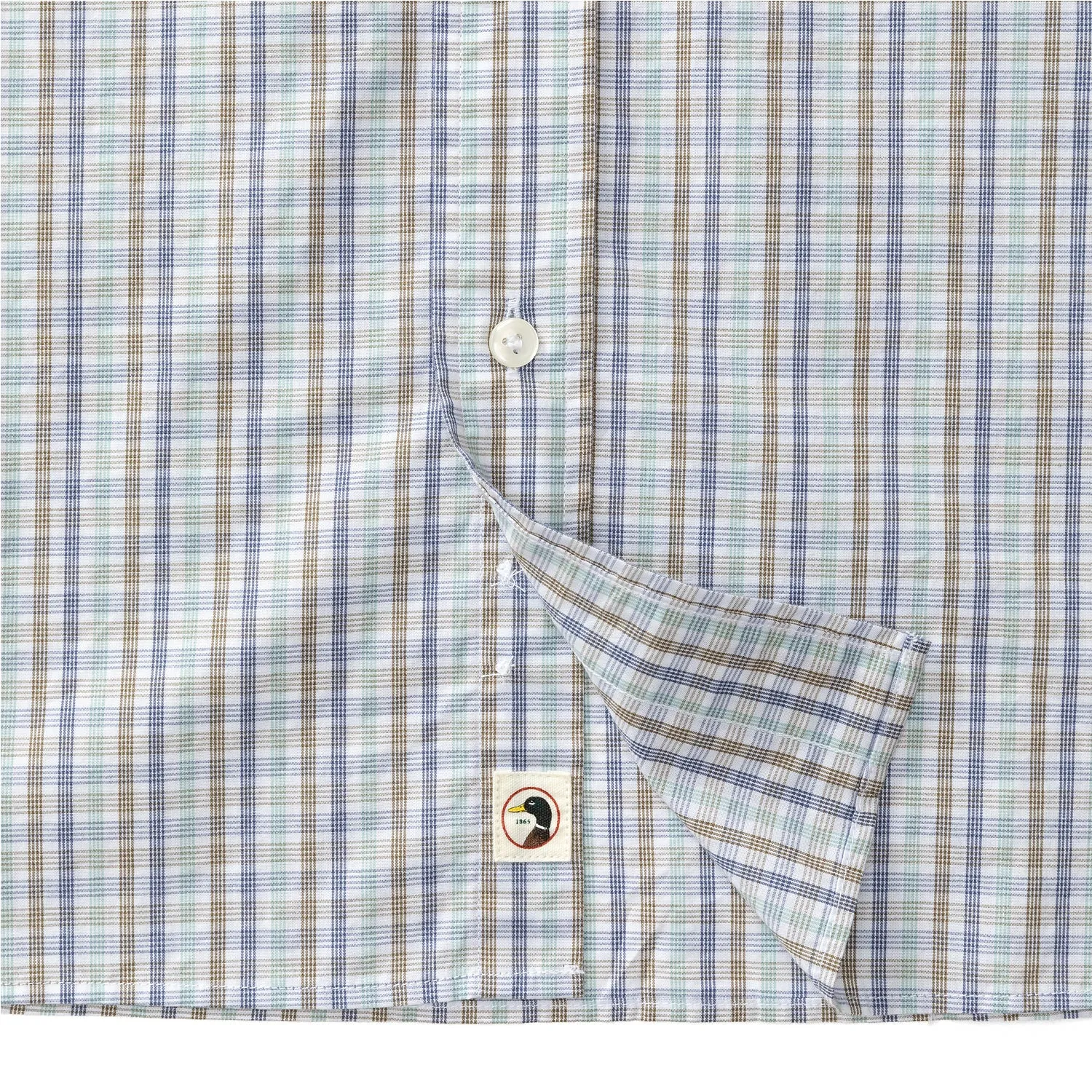 Mildren Plaid Cotton Poplin Sport Shirt