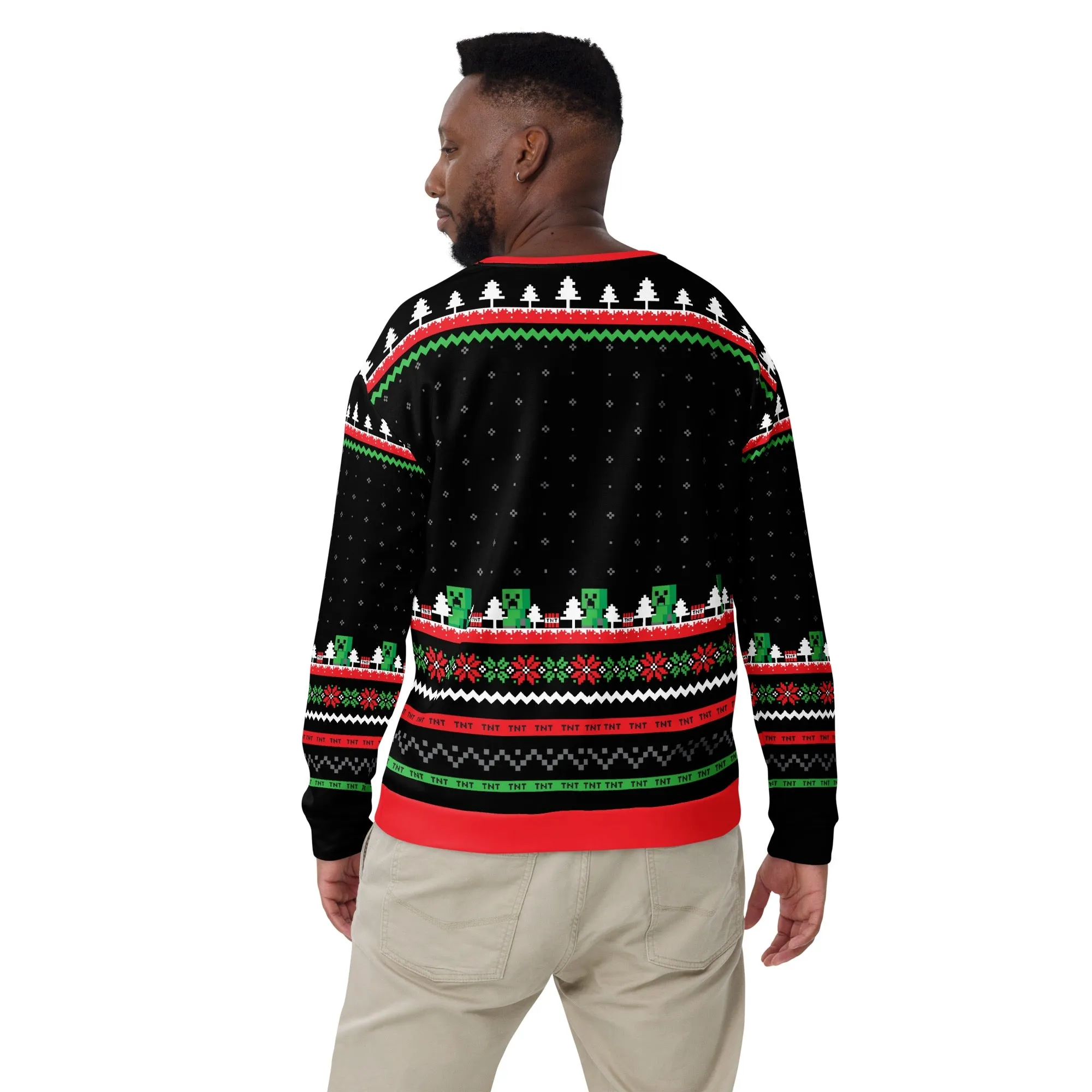 Minecraft Creeper Holiday Sweatshirt