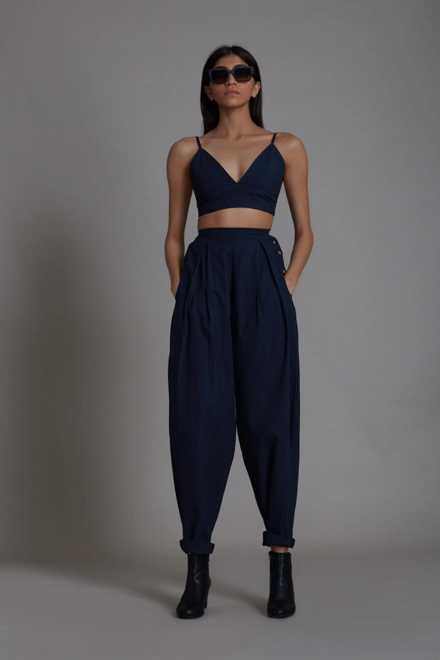 Navy Blue Mile Pants