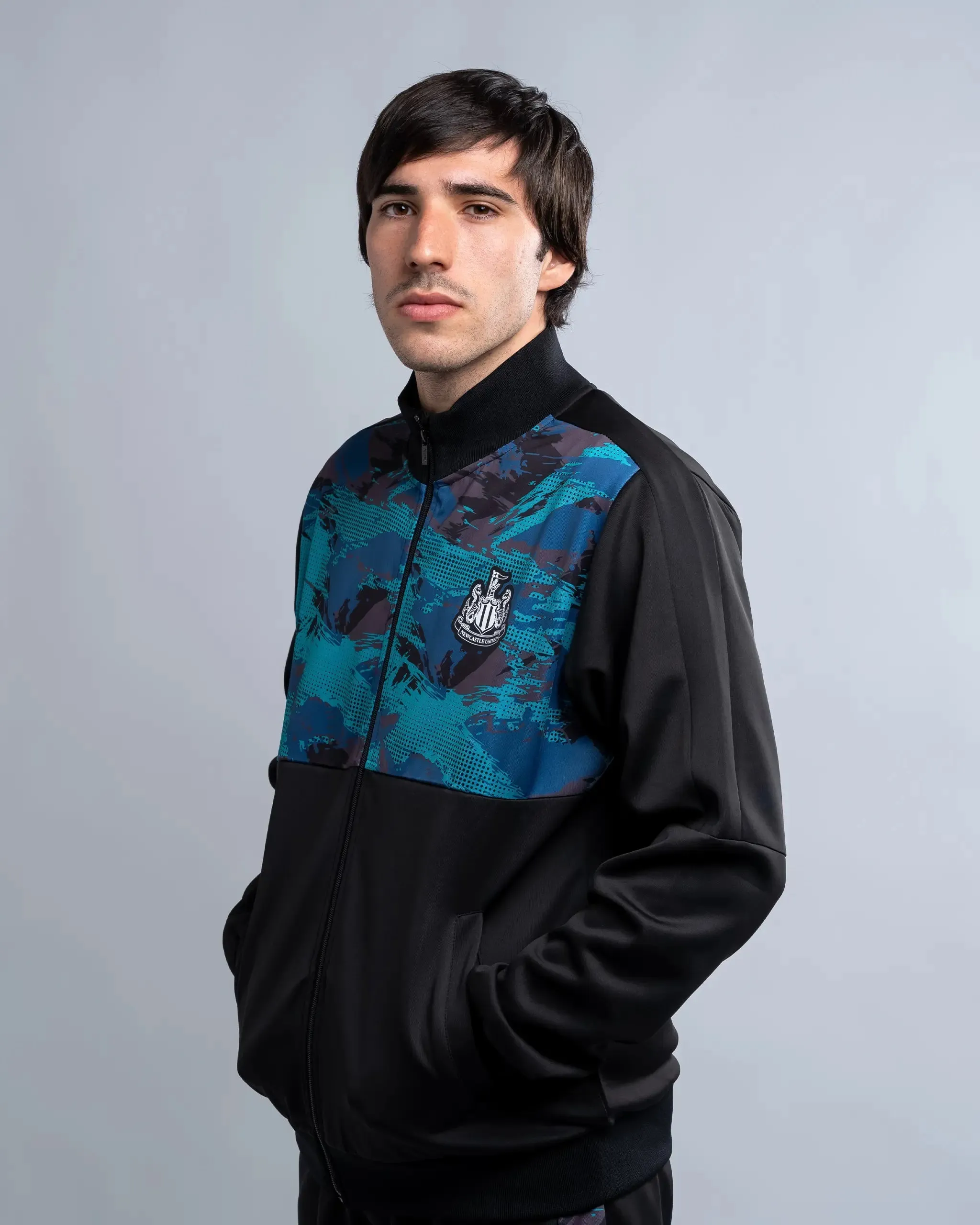 Newcastle United Camo Poly Track Top