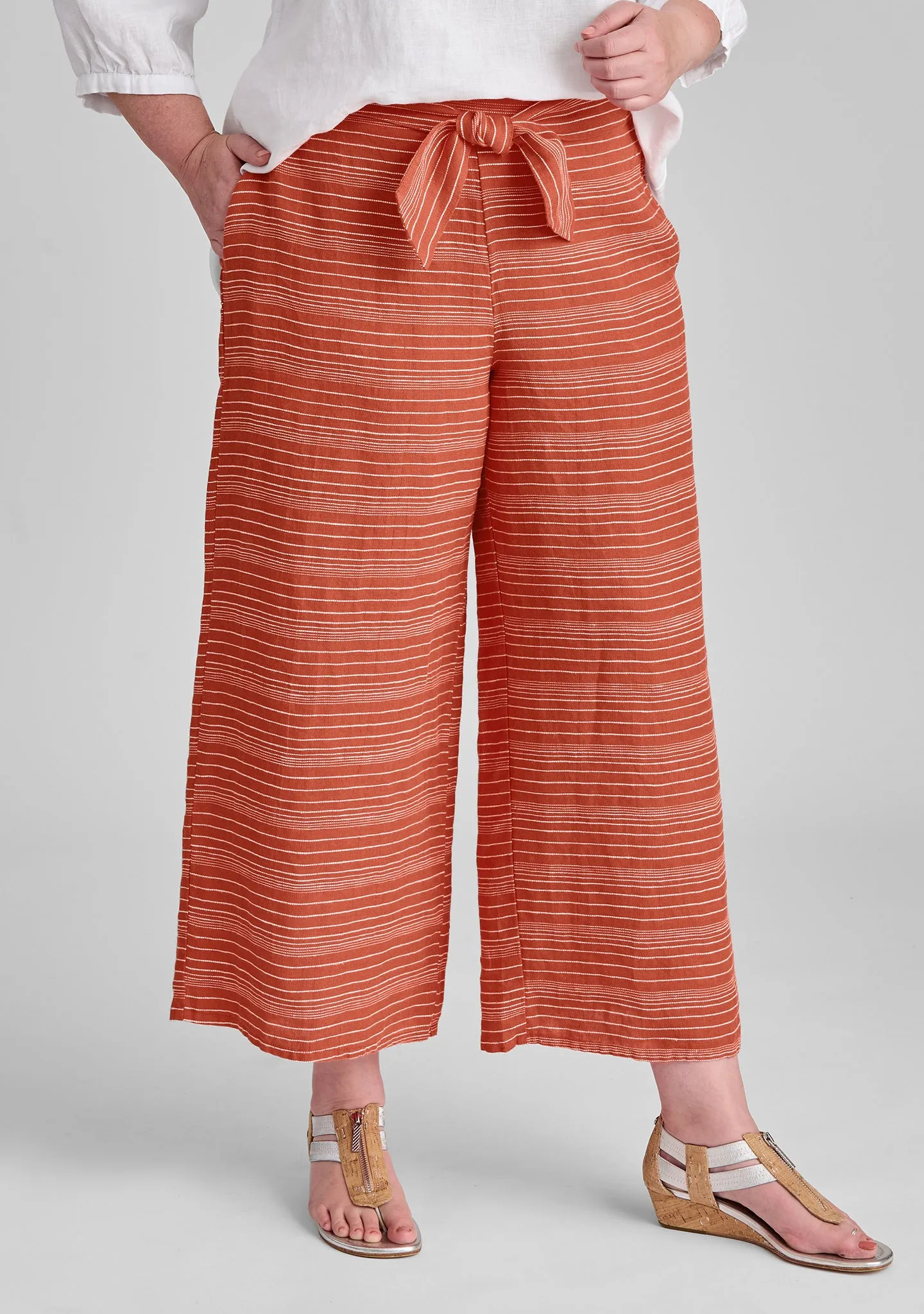 Obi Pant - Linen Tie Pants