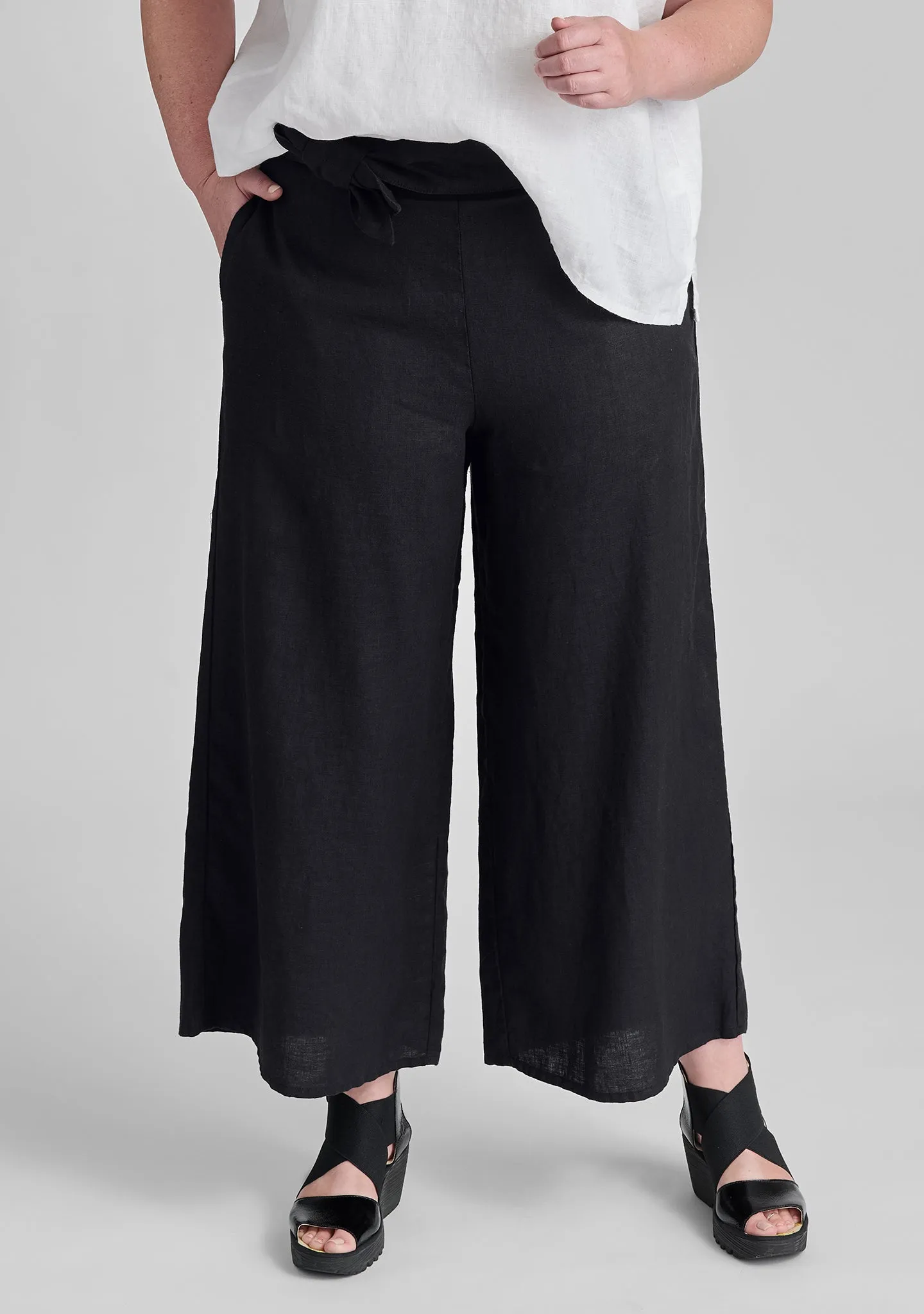 Obi Pant - Linen Tie Pants